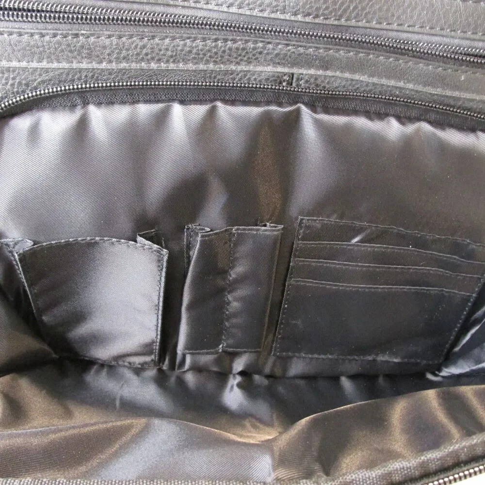 Sweetbriar Classic Laptop Case Black Vegan Leather
